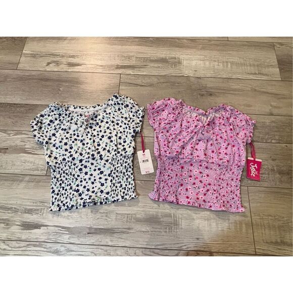 Justice girls summer tops size M 10 - Picture 1 of 9